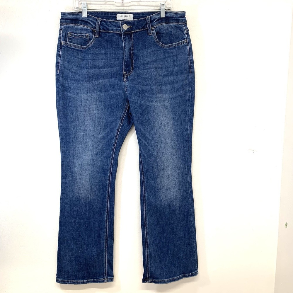 Lovervet by Vervet Boot Cut Jeans Woman 18W Stretch High Rise  Casual Travel